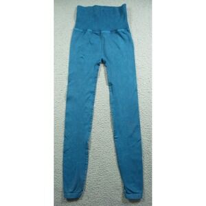 Free People FP Movement Leggings Womens Size XS‎ Blue Breathable Athleisure Yoga